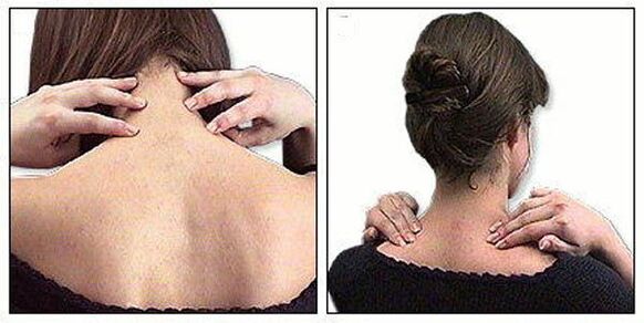 Überlagte Massage für Osteochondose des Halses